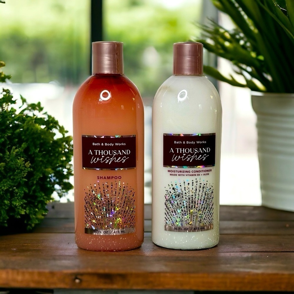 Bath & Body Works A Thousand Wishes Shampoo & Conditioner Set New